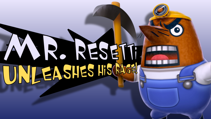 Mr. Resetti Smash Bros Character Checklist: The Animal Crossing Series – Sparky's ...